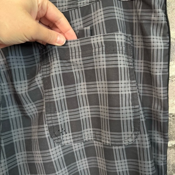 Nike 6.0 skateboarding board shorts black gray plaid swim - Picture 10 of 10